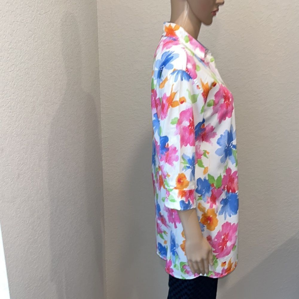 Vintage  LAUREN  Ralph Lauren colorful top - Picture 3 of 9
